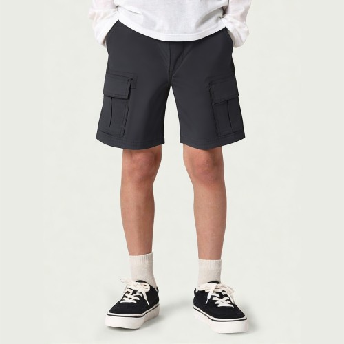 Boys Cotton Uniform Pullover Cargo Shorts