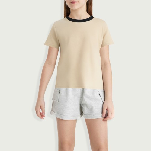 Cartoon Printed Round Neck Children's Top