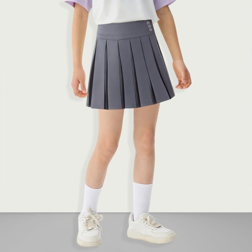 Girls School Uniform Pleated Adjustable Waist Danc...