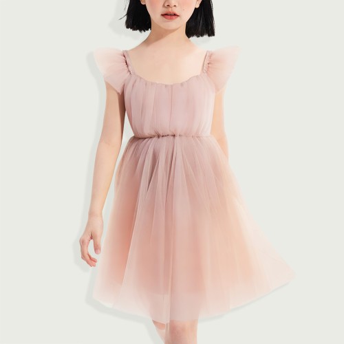 Children's summer ballet skirt with flowing sleeve...