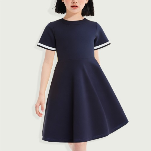 Summer short-sleeved children's princess casual dr...