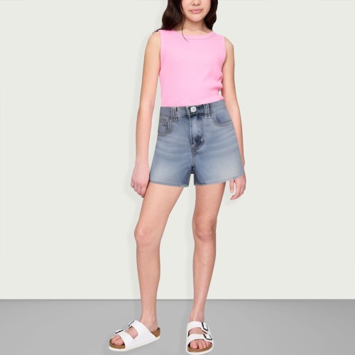 Girls Comfort Slim Fit Denim Shorts
